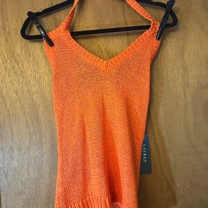 Ralph Lauren Vibrant Orange Knit Top